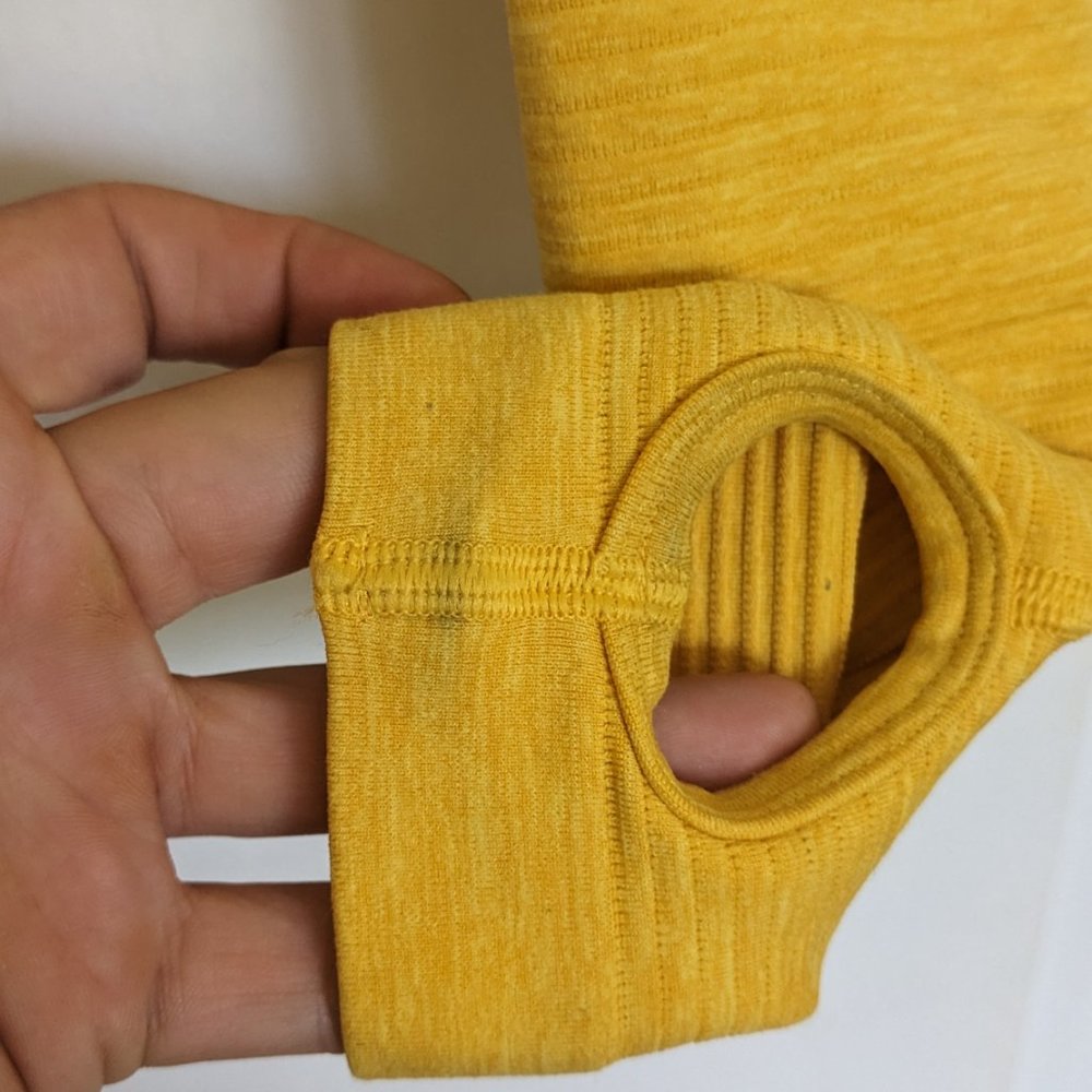 Alphalete Revival Seamless Long Sleeve Crop Top - M - Picture 5 of 7